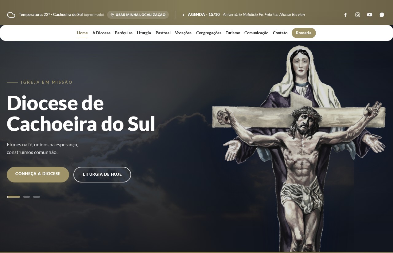 Diocese lançará novo site durante a 32ª Romaria